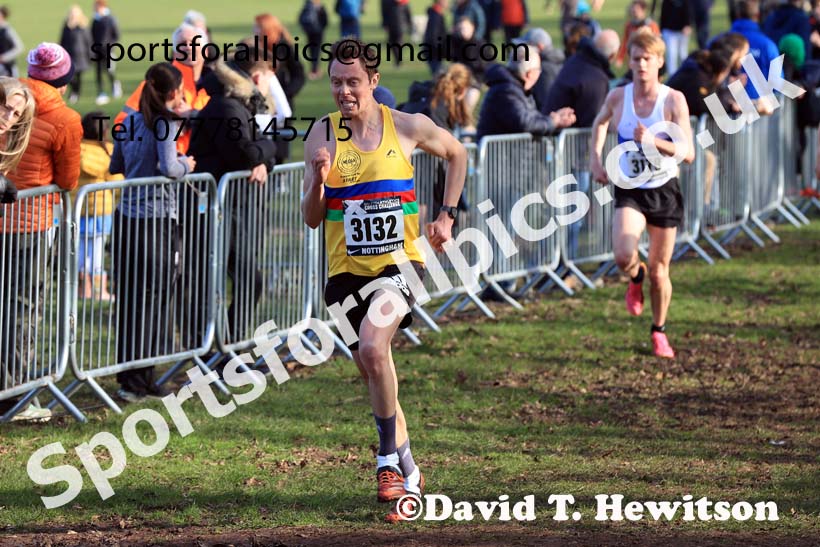 Senior Men, 2024 CAU Inter Counties Cross Country Champs., Wollaton Park, Nottingham. Photo: David T. Hewitson/Sports for All Pics